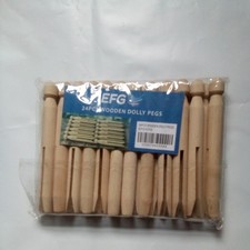 Efg pcs wooden dolly pegs - efg,
