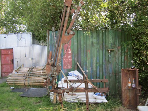 Post knocker tractor mounted - post,