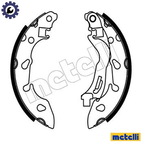 Brake shoe set 0488 for - set, 53-0488