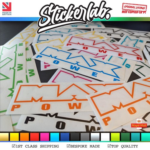 Max power sticker decal - power, sticker,