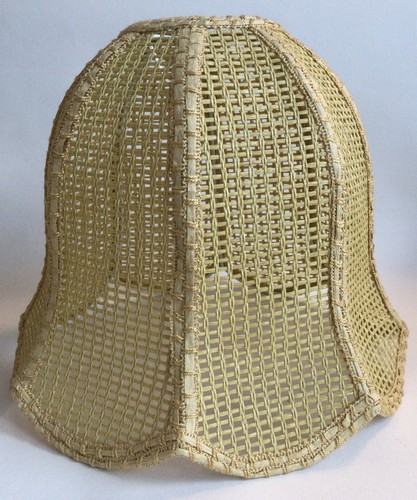Vintage retro natural raffia