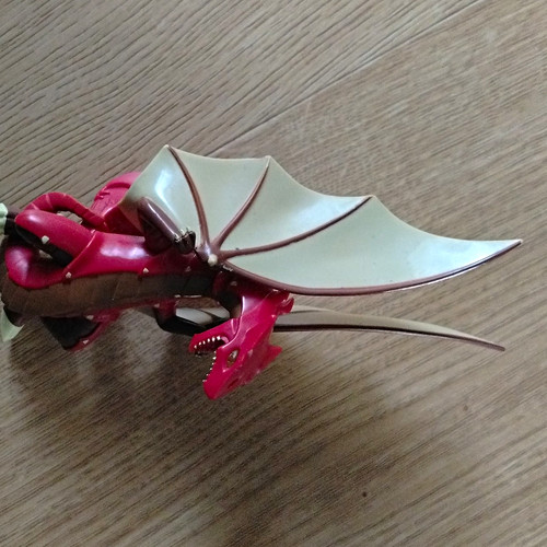 Red dragon action figure - dragon,