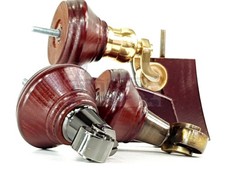 2x Wooden Castor Furniture