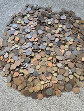 1 KGx British Coins From Bun Head Victoria -Elizabeth II/Pennies/halfs/ Farthing