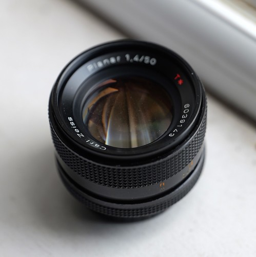 Carl zeiss planar 50mm f1 - carl, f1.4