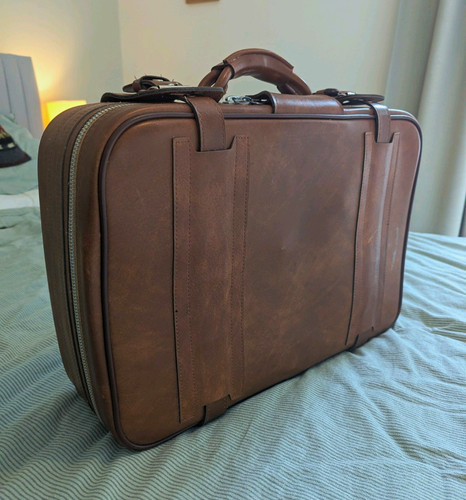 Vintage brown leather - vintage,