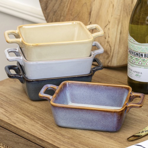 Set dark reactive glaze - reactive,