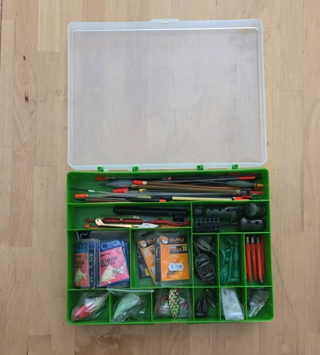 Fishing tackle box with - tackle,