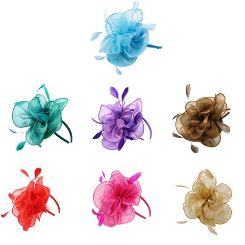 Women flower fascinator hat - flower,