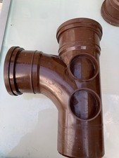 Hepworth 110mm brown soil pipe