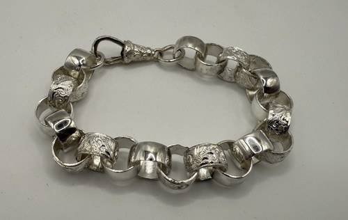 Silver mens belcher - silver,