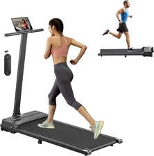 3-in-1 Walking Pad Treadmill 2.5HP Foldable Under Desk Quiet Wide Belt Home