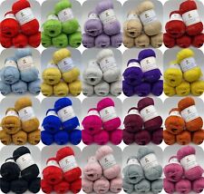 Knitco Glittery DK Knitting Crochet Yarn Wool - 5x100g Balls - Choice 40 Colours