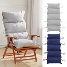 Replacement Cushion Garden Rocking Chair Sun Lounger Recliner Cotton Seat Pad UK