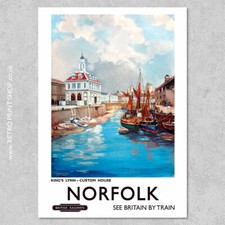 BR Norfolk Kings Lynn Poster -