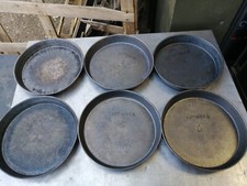 NO889B   10"  INCH BLACK IRON PIZZA TIN PRICE IS FOR 1 USED PIZZA PAN