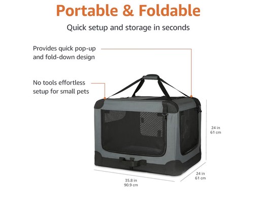 Portable soft sided - soft-sided, folding