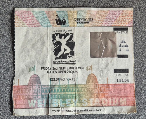 Human rights now - human, ticket