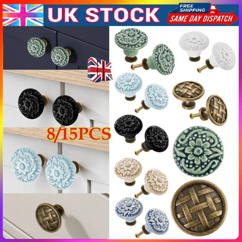 15pcs ceramic door knobs - ceramic,