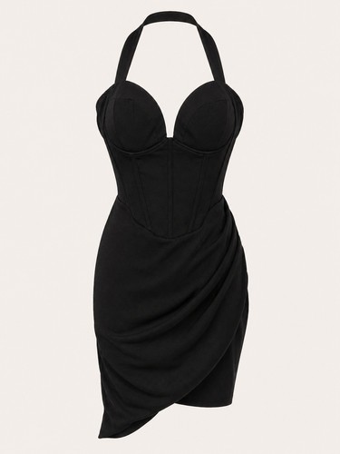 Misspap black corset - misspap, bodycon