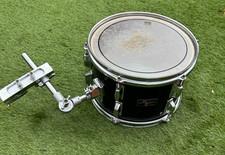 Vintage MAXWIN by PEARL  12''x08'' Rack Tom Black with Holder Arm & Clamp