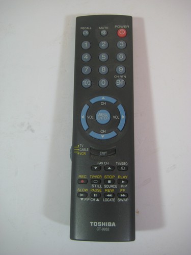 Toshiba 9952 remote - ct-9952, tv