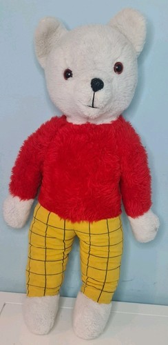 Large vintage rupert bear soft - vintage,