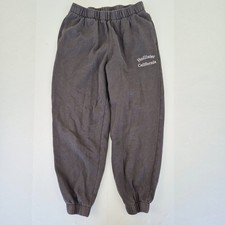 HOLLISTER Joggers Medium Grey Mens Regular Gym Tracksuit Pockets Sweatpants Logo