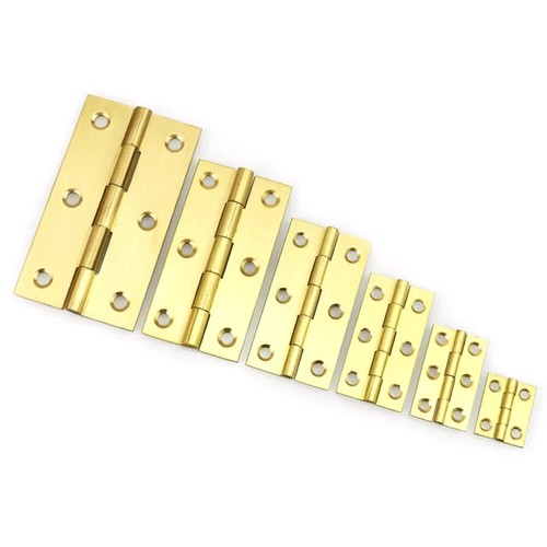 Solid brass door butt hinge - 2x,