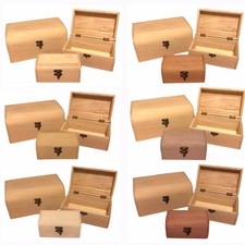 Personalised Engraved Painted & Plain Wooden Box Large and Small Trinket Boxes