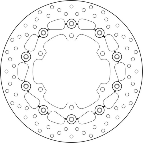Series oro floating - brake, disc