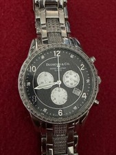 DIAMOND&CO GENTS DIAMOND Watch DC 048 MODEL STAINLESS STEEL USED