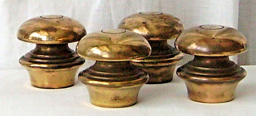 Brass post tops - tops/caps, –