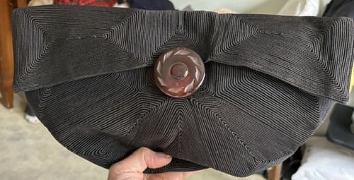 Vintage 1940s black corde - vintage,