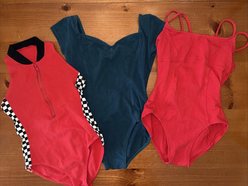 Vtg lot red dark - vtg, teal