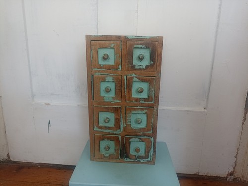 Vintage indian spice drawers - vintage,