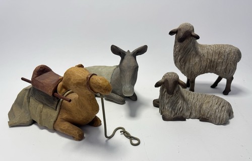 Willow tree nativity - nativity, animals