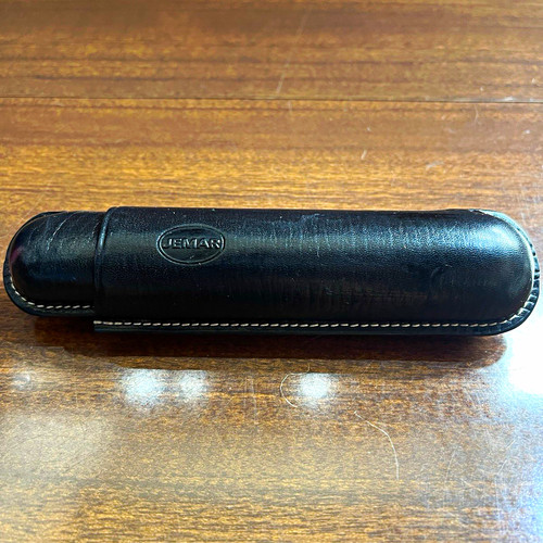 Jemar black leather cigar - jemar, case