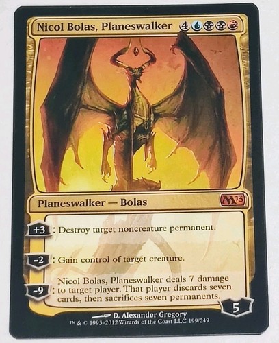 Mtg nicol bolas - nicol, planeswalker