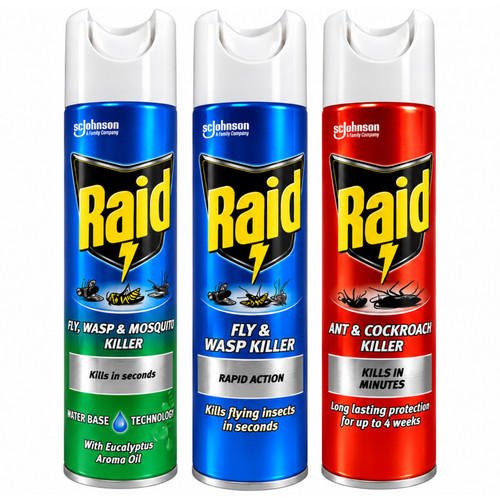 Raid fly wasp mosquito - raid,
