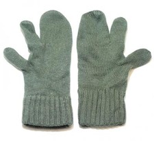 Austrian army surplus WOOL WOOLLEN gloves 3 finger shooting