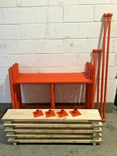 SCAFFOLD TOWERS 4' X 4'   DIY   16'6ft WORKING HEIGHT, PPC SAFETY ORANGE TOWERS