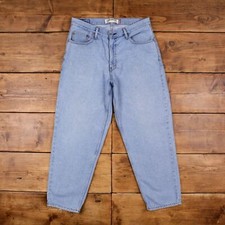 Vintage Levis 560 Jeans 34 x 30 Stonewash Straight Blue Red Tab Denim