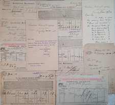 Cambrian Railways Company Correspondence Letters  Bills Ephemera 18/1900s Ref/10