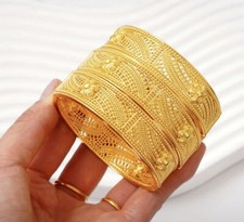 2pc 22 carat gold plated