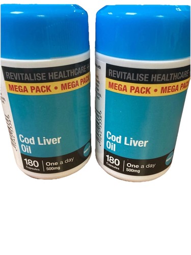 Cod liver oil 500mg 180 - cod,