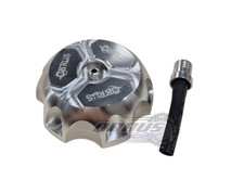 SALE - QBRUS Silver Alloy Fuel Cap - Yamaha YFM350 Raptor Quad Bike Parts