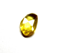 1.05ct Loose Natural Rose Cut Australian Yellow Sapphire