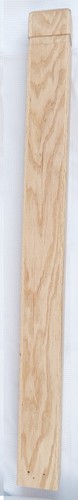 Solid oak wood stair - oak/wood, newel