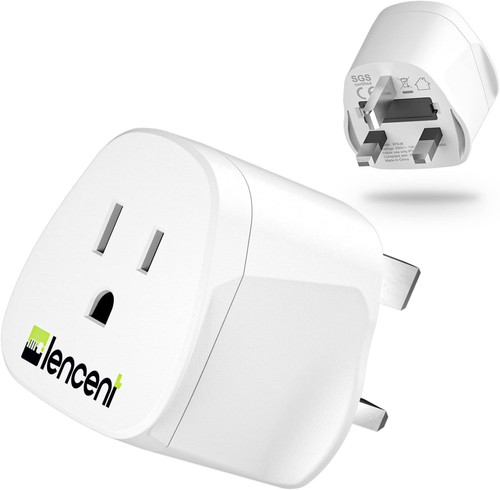 Lencent plug adapter - lencent, uk